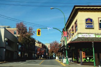empty Nanaimo street